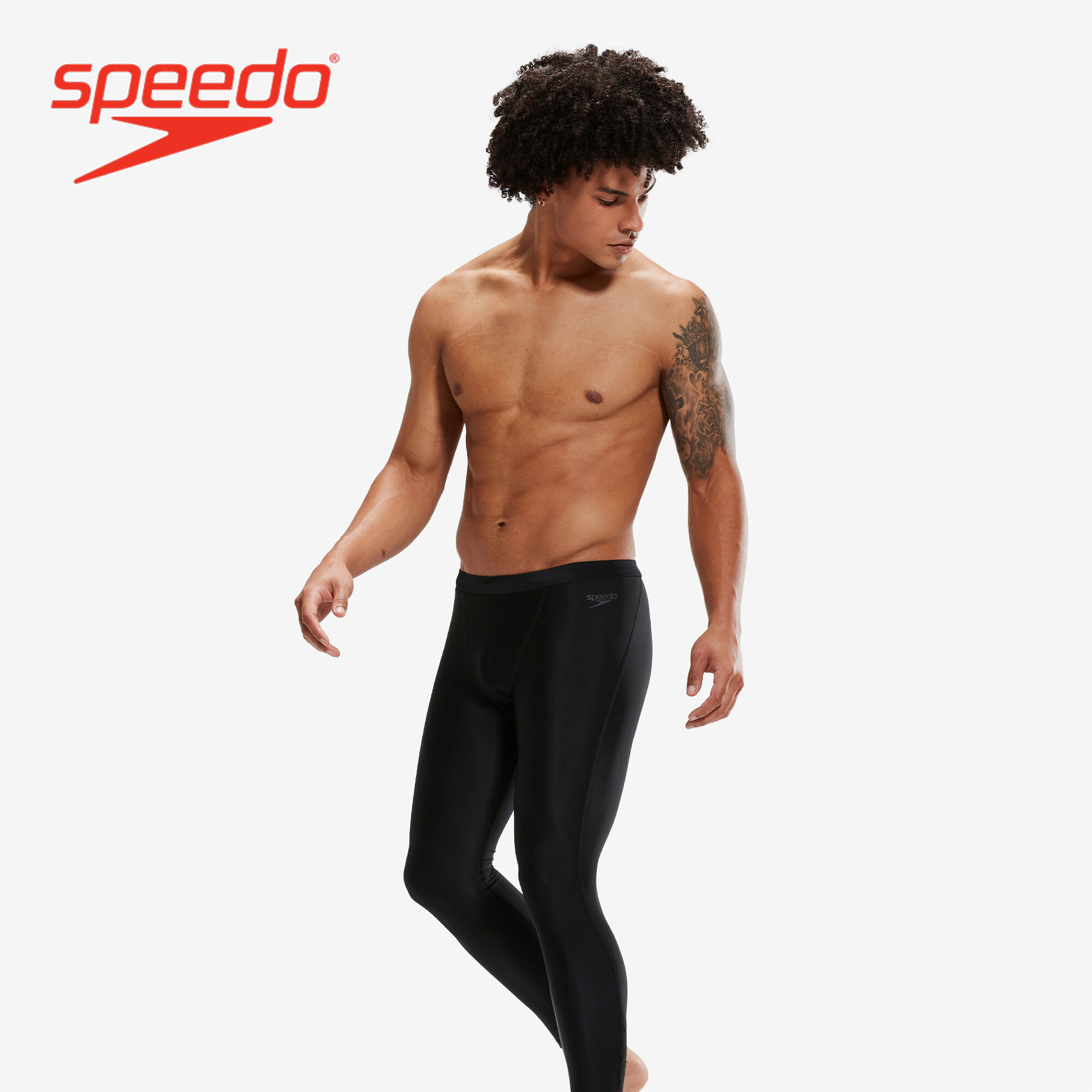 Speedo Men's Swimwear - Essential Swim Legging - Black - 8-0030150001